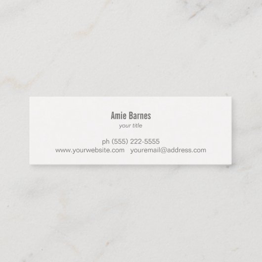 パーソナルシェフケータリングウィスクモダンケータリング スキニー名刺 (裏面)