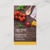 パーソナルシェフケータリングサービス 名刺 (正面)