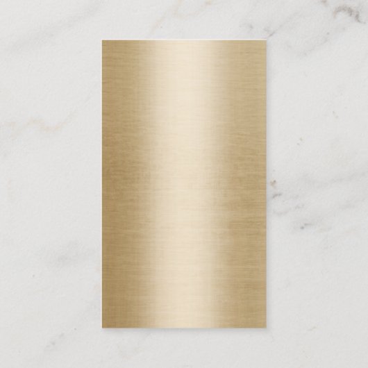 パーソナルシェフケータリングブラックナイフ金ゴールドシルバー 名刺 (裏面)