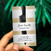 パーソナルシェフケータリングブラックナイフ金ゴールドシルバー 名刺