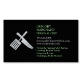 パーソナルシェフケータリング マグネット名刺 (正面)
