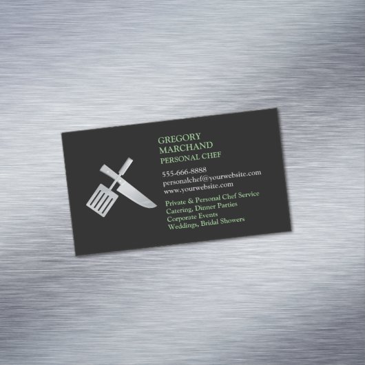 パーソナルシェフケータリング マグネット名刺 (インサイチュ)