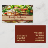 パーソナルシェフスーシェフレストラン 名刺 (正面/裏面)