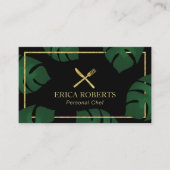 パーソナルシェフトロピカルケータリング&イベント 名刺 (正面)