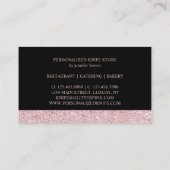 パーソナルシェフナイフの種類 名刺 (裏面)