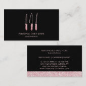 パーソナルシェフナイフの種類 名刺 (正面/裏面)