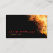 パーソナルシェフフレーミングファイアケータリング名刺 名刺 (正面)