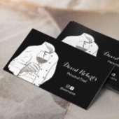 パーソナルシェフプロフェッショナルブラック&ホワイトケータリング 名刺