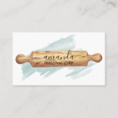 パーソナルシェフペストリー転がケータリングのピン調理師 名刺 (正面)