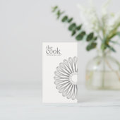 パーソナルシェフモダンケータリングウィスクシンプル 名刺 (スタンド正面)