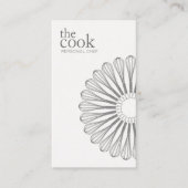 パーソナルシェフモダンケータリングウィスクシンプル 名刺 (正面)