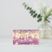 パーソナルシェフレストランケータリングロゴQRコードバー 名刺 (スタンド正面)