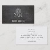 パーソナルシェフレトロアローズとウィスクロッカッコいいク 名刺 (正面/裏面)