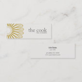 パーソナルシェフロゴケータリングウィスクカーター スキニー名刺 (正面/裏面)