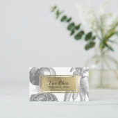 パーソナルシェフ金ゴールドラベルヴィンテージ野菜 名刺 (スタンド正面)