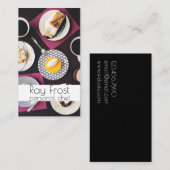 パーソナルシェフ、ケータリング、フードビジネスカード 名刺 (正面/裏面)