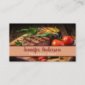 パーソナルシェフ+副料理長+レストラン 名刺 (正面)