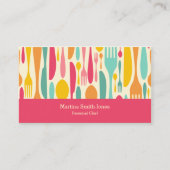 パーソナルシェフ 名刺 (正面)