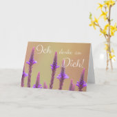 パーソナルシエルベア·イッチ·デンケとダイッチ·カルテ! カード (黄色い花)