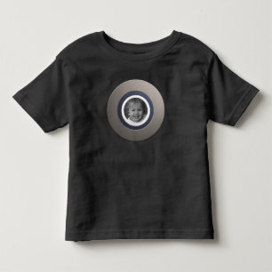 パーソナルシルバーリングや輪とカスタム写真 トドラーTシャツ