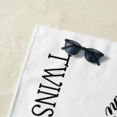 パーソナルジェミニ仮面女性〔占星術の〕十二宮図 ビーチタオル (インサイチュ)