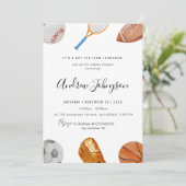 パーソナルスエレガントポーツベビーシャワー 招待状 (スタンド正面)