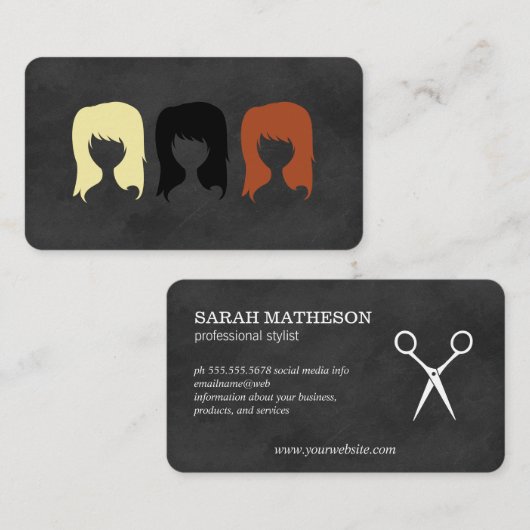 パーソナルスタイリストサロンシアーズヘア 名刺 (正面/裏面)