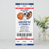 パーソナルスポーツチケットオールスターパーティー 招待状 (スタンド正面)