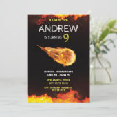 パーソナルスポーツ誕生日印刷可能招待状 招待状 (スタンド正面)