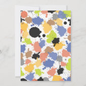 パーソナルスポーツ誕生日印刷可能招待状 招待状 (裏面)