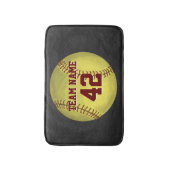 パーソナルソフトボールアート バスマット (正面縦)