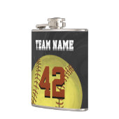 パーソナルソフトボールアート フラスク (左)