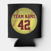 パーソナルソフトボールアート 缶クーラー (正面)