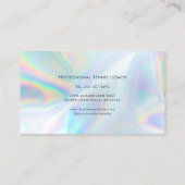 パーソナルテニスコートホログラフィック 名刺 (裏面)