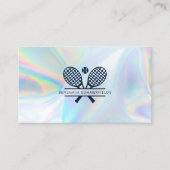 パーソナルテニスコートホログラフィック 名刺 (正面)