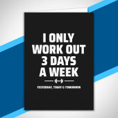 パーソナルトレーナーおもしろいジムエクササイズフィットネスミーム カード