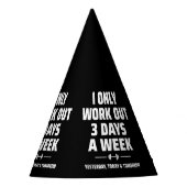 パーソナルトレーナーおもしろいジムエクササイズフィットネスミーム パーティーハット (正面)