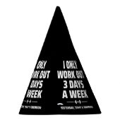 パーソナルトレーナーおもしろいジムエクササイズフィットネスミーム パーティーハット (右)