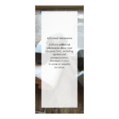 パーソナルトレーナーかフィットネスのDumbellsタオル及び水 ラックカード (裏面)