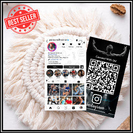 パーソナルトレーナーのためのInstagram名刺 名刺