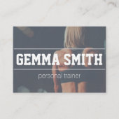 パーソナルトレーナーのカスタムな名刺 名刺 (正面)