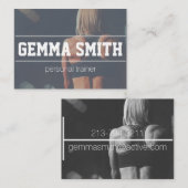 パーソナルトレーナーのカスタムな名刺 名刺 (正面/裏面)