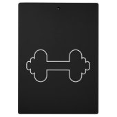 パーソナルトレーナーのカスタムのクリップボード クリップボード (裏面)