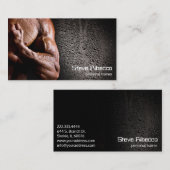 パーソナルトレーナーのスポーツのフィットネスのコーチの名刺 名刺 (正面/裏面)