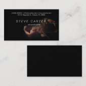 パーソナルトレーナーのフィットネスのスポーツクラブの名刺 名刺 (正面/裏面)