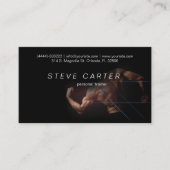 パーソナルトレーナーのフィットネスのスポーツクラブの名刺 名刺 (正面)