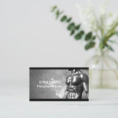 パーソナルトレーナーのフィットネスのボディビル 名刺 (スタンド正面)