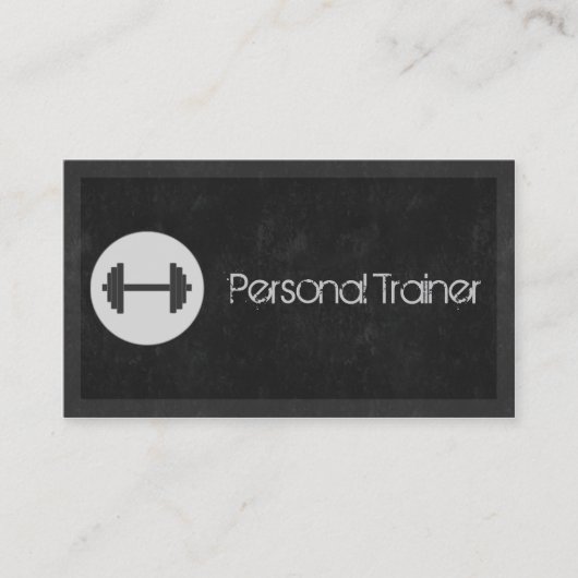 パーソナルトレーナーのフィットネスの名刺 名刺 (正面)