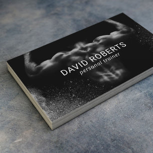 パーソナルトレーナーのプロフェッショナルのフィットネス 名刺