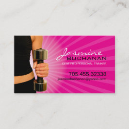 パーソナルトレーナーの名刺のテンプレート 名刺